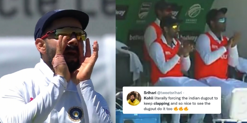 Twitter reacts Virat Kohli motivating Keep Clapping Boys India vs South Africa 3rd Test 2021-2022