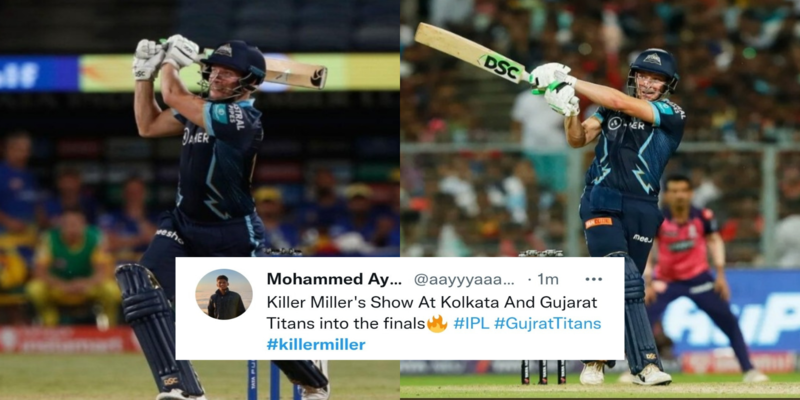 "Killer Miller's show" - Twitter lauds David Miller after he hit three sixes to win the Qualifier 1 against RR