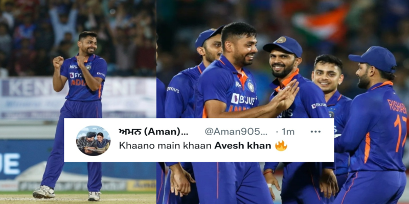 "Comeback Man" - Twitter hails Avesh Khan after his brilliant bowling performance against SA in 4th T20I