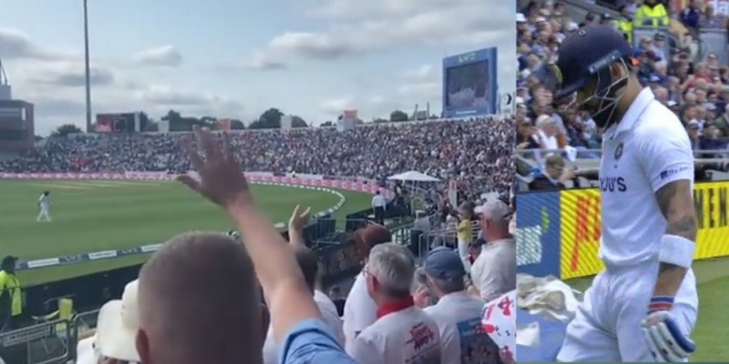 Watch- England's Barmy Army mocks Virat Kohli after getting out early on Day 1 of fifth Test