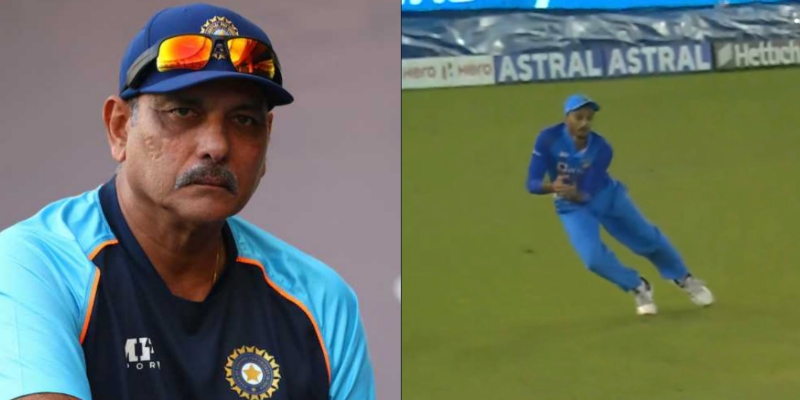 Ravi Shastri India vs Australia catch drop