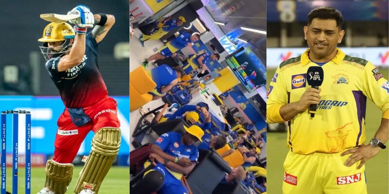 Watch: MS Dhoni gives Virat Kohli's example while giving batting masterclass to CSK teammates in dressing room, video goes viral