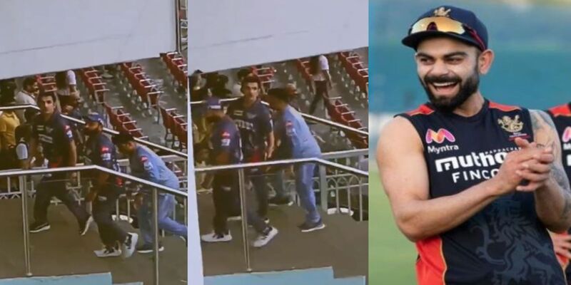 Watch: RCB fans make fun of Gautam Gambhir with "Kohli, Kohli" chants after LSG vs CSK Game in Lucknow